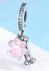 Charm Huella y Hueso Colgante